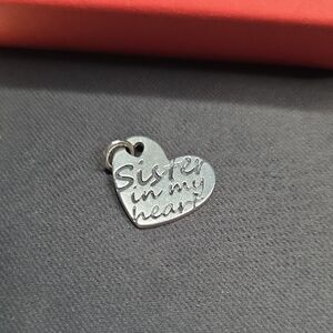 James Avery Silver Heart Pendant